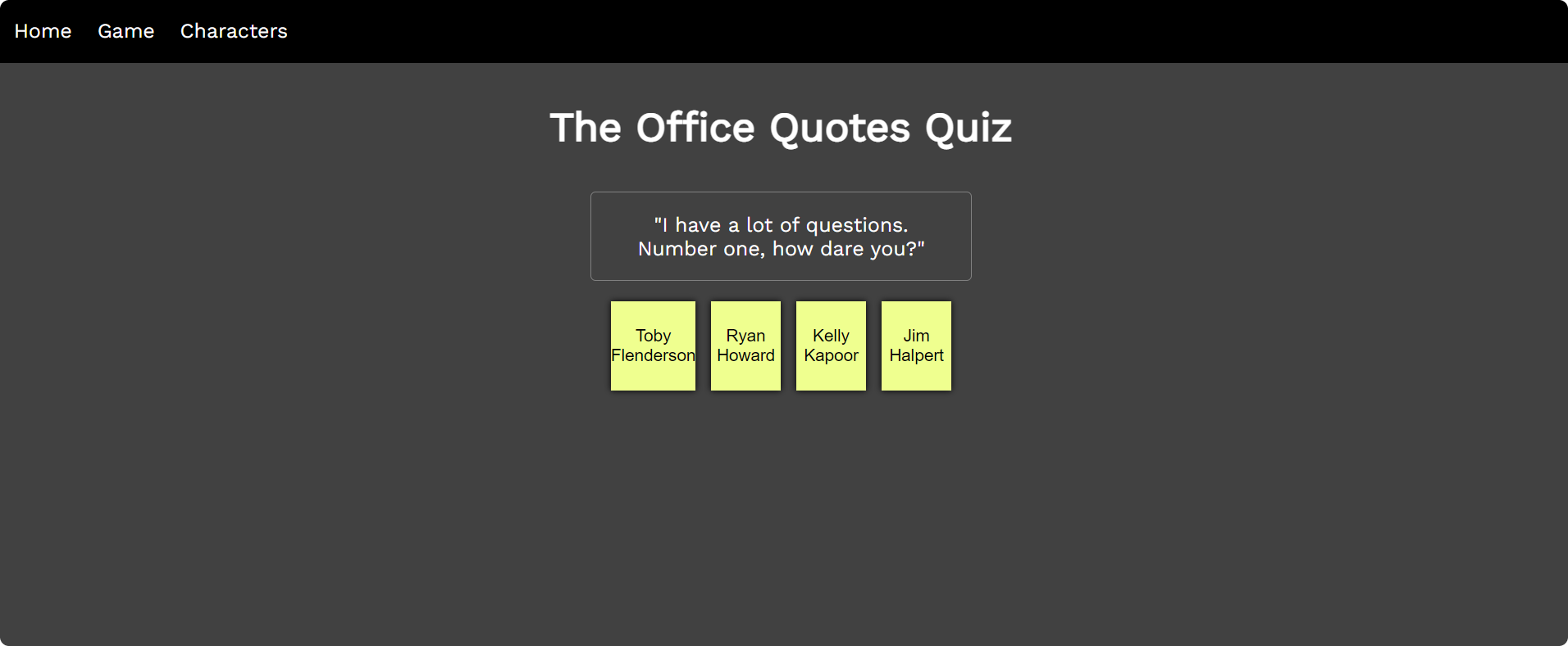 the office quiz